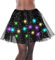 Tutu Damen, LED Rock Damen,Tutu-Rock, Mädchen Tüllrock Tutu ​Rock Pailletten Sterne Ballettrock Prinzessin Kleid Tutu für Party Tanzen, Fasching Cosplay Kostüm