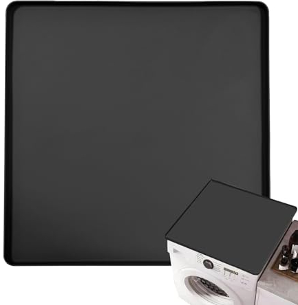 Fundas Para Lavadora Y Secadora, Protector Superior Para Lavadora Y Secadora, Protectores De Silicona Para Lavandería, Tapete Antideslizante Para Secadora Resistente Al Calor, Funda Protectora Lavable