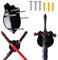 ERMMZHZW Schwert-Aufhänger, Schwert-Wandhalterung, Axt-Halter, Acryl-Schwertständer. Der Schwertständer kann zwei Schwerter oder ein einzelnes Schwert gleichzeitig mit Hardware präsentieren (1 Stück)