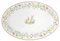 MamboCat Happy Easter Plateau de service ovale I Plateau avec décor de Pâques I Grande assiette colorée en porcelaine pour accompagnements, rôtis, amuse-bouches, etc. pour les vacances I Dans un