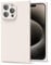 oakxco for iPhone 15 Pro Max Case Silicone Square Edge, Soft Rectangle Rubber Cute Girly Aesthetic Trendy Case for Women, Thin Slim Matte Protective Flexible Bumper, Titanium Beige Stone
