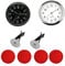 2 Stücke Mini-Fahrzeug-Armaturenbrettuhr, Autouhr Selbstklebend Leuchtende, Auto Lüftungsschlitz Clip Uhr, Mit Doppelseitigem Aufkleber und Lüftungsclip, für Auto Lnnendekoration Geeignet