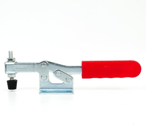 INGDAUM® 4 piezas GH-203F, abrazadera de palanca, fuerza de sujeción horizontal 227 kg (4, GH-203F)