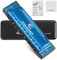 Conjurer Blues Mundharmonika C-Dur Anfänger& Kinder Blues Harp C 10-Loch Diatonische Harmonika Instrument Muntamonika mit hochwertigen Messing Stimmzungen und Hervorragender Klang, Meerblau