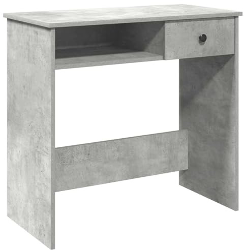 vidaXL Schreibtisch Betongrau 80x40x75 cm Holzwerkstoff