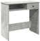 vidaXL Scrivania Grigio Cemento 80x40x75 cm in Legno Multistrato