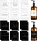 Waterproof Labels for Bottles, 24 PCS Conditioner Dispenser Label Stickers Waterproof Stickers for Jars & Bottles Durable, Tear-Resistant Tags for Home, Kitchen & Organising, 2.75 x 3.1 Inch