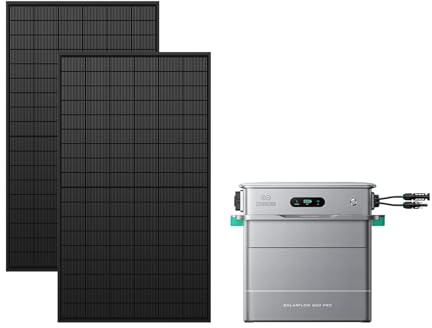 Zendure Balkonkraftwerk mit Speicher, SolarFlow 800 Pro mit 2640W Solar Eingang, 1000W AC-Laden, 800W Ausgang, KI-Energie Management System, 1,92 kWh, 860W Bifacial Solarmodule