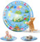 YAOZUP Tapis d'eau pour Chats, Tapis d'eau Sensoriel Épaissi de Haute Qualité, Tapis d'eau Gonflable pour Chat, Tapis de Capteur d'eau, Tapis d'eau Interactif d'été pour Chats Chiens Bébé (Grenouille)