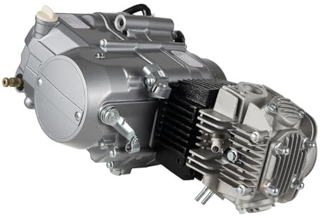 CHIMHOON 125ccm Manuell Motor Dirtbike Pitbike Cross, 125cc 4 Gang 4 Takt, Einzylinder-Viertaktmotor, mit Luftkühlung und handbetätigter Kupplung für Dirt Bike Motorcycle CRF50