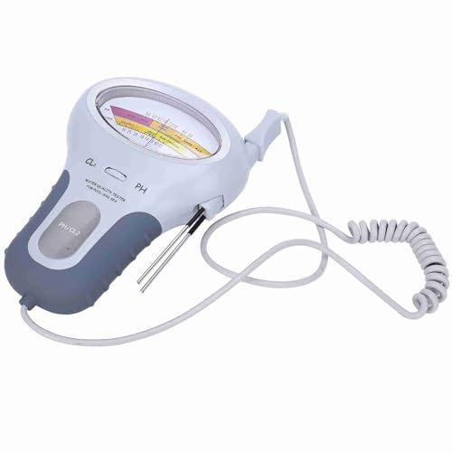 Chlor &, PH -Tester Swimmingpool Spa Wasserqualitätsanalysator, Sonde für Einfache und Genaue Lektüre