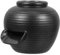 Toyvian Fontaines D'Extérieur Pot en Céramique pour Cascade Aquarium Pot en Céramique Cruche pour Bassin Fontaine D'Extérieur Décoration De Cascade Noir