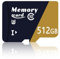 Lxuemlu 512GB Ultra micro card + TF adapter, Memory card Full HD, up to 100 MB/s, For Tablets, TF card with A2 App Performance, UHS-I, Class 10, U3 -ZG512GB