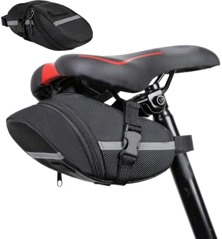 HJYIMYI Satteltasche Fahrrad,für Mountainbikes,Fahrräder und Rennräder | Fahrradtasche Sattel,Rennrad Tasche Sattel,Rennrad Tasche,Fahrradsatteltaschen für e Bike,mit Reflektierenden Streifen