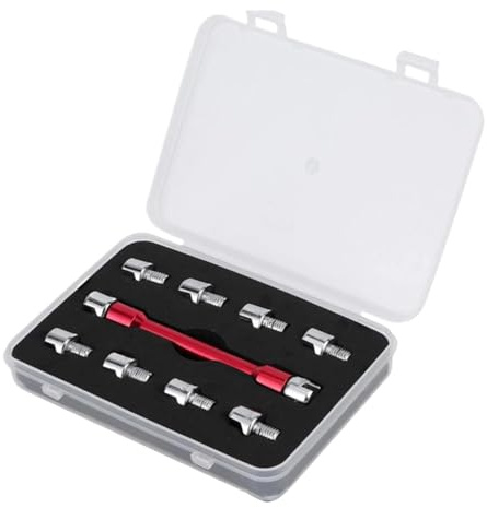 Vitsrisea Llave dinamométrica para motocicletas – Herramientas de reparación portátiles y no se desliza | Llave para radios rueda moto 5 – 6,8 mm | para ajuste de radios de ruedas, casa, garaje