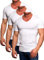 T-Shirt Herren (L, 3er Pack Weiß)