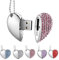 GARRULAX USB Flash Drives, Premium Heart Diamond High Speed USB 2.0 Flash Data Storage Drive Memory Pen Stick Flash Disk Pendrive