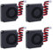 Owootecc 4 Stück DC Brushless 12V 3D Drucker Gebläse Kühler - Mini Leise Lüfter für Heatsinks (40 x 40 x 10 mm)