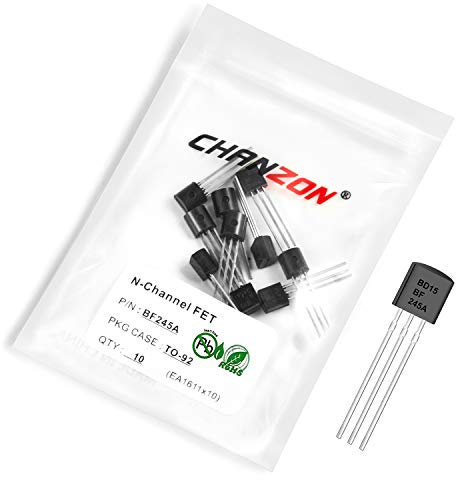 Chanzon 10 Stück BF245A TO-92 Feldeffekttransistor FET 10mA