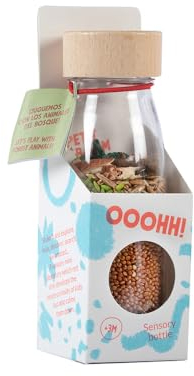 PETIT BOUM - Bouteille Forest Spy I Un Microcosme dans Chaque Bouteille | Découvrir, Écouter et Apprendre | Stimulation Sensorielle | Bouteilles Sensorielles pour Enfant