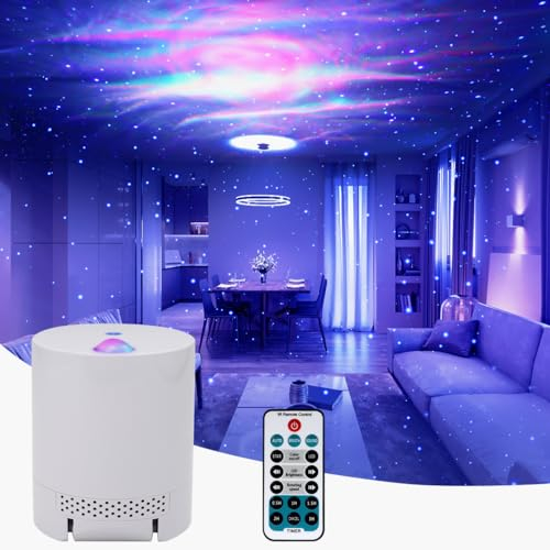 CAIYUE Galaxy Projector,Star Projector,Exquisite Nebula Night Light,7 Modes Remote Control Timer,for Adults Bedroom/Home Theatre/Party/Game Rooms and Night Light Ambience (Blue Star)