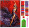 ARTULIO Diamond Painting Set Eine sinnliche Tänzerin – 5D Diamant Painting Bilder 30x40 cm mit Diamond Painting Zubehör für Kinder und Erwachsene - Crystal Art - Wand Deko