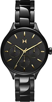 MVMT Multi Zifferblatt Quarz Uhr für Damen mit Schwarzes Edelstahlarmband - 28000238-D
