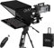 GVM Teleprompter-Set für Digitalkameras/Camcorder, tragbares 47 cm (18,5 Zoll) Teleprompter-Set mit Fernbedienung und App, mit 47 cm (18,5 Zoll) Android-All-in-One-Monitor und Tragetasche