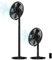 Cecotec Stand- und Tischventilator EnergySilence 555 2in1 Smart XL, 55 W, 40 cm Durchmesser, 5 Klingen, Kupfermotor, Fernbedienung, 3 Modi und 3 Geschwindigkeiten, 7-Stunden-Timer und Oszillation