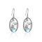 Pilz Ohrringe Aus 925 Sterling Silber Mit Mondstein Tropfen Baumelnd Zum Valentinstag Schmuck Geschenke Für Herren Damen