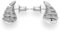 JENDEAR Chunky Ohrringe Dupes - Wassertropfen Ohrringe, Hypoallergene，Dicke Ohrstecker, 925 Silber mit Zirkonia