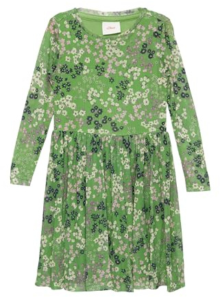 s.Oliver Gemustertes Kleid aus unterlegtem Mesh