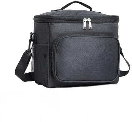 Large Lunch Bag 10L, Insulated Lunch Bag for Men, Capacity Long-term Insulated Food Storage Lunch Box Cooler Bag For Adult,Tote Bag for Lunch, School Picnic, Camping, BBQ and Outdoor Party Activity