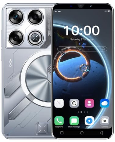 MTGud MT20Pro Téléphone Portable, 5.0'' Dual SIM Dual Camera, Android 9.0, 16GB ROM Extension to 128GB, Support Face ID/WiFi/GPS 3G/GSM Smartphone (MT20Pro-Argent)