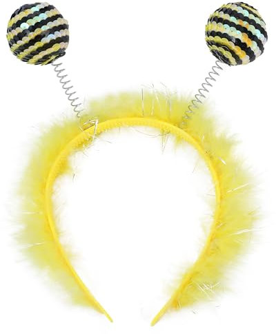 JOYIN Bienen Stirnband mit Sensoren, Haarband für Damen & Mädchen als Mottoparty, Karneval Fasching Bienenkönigin Kostüm Zubehör