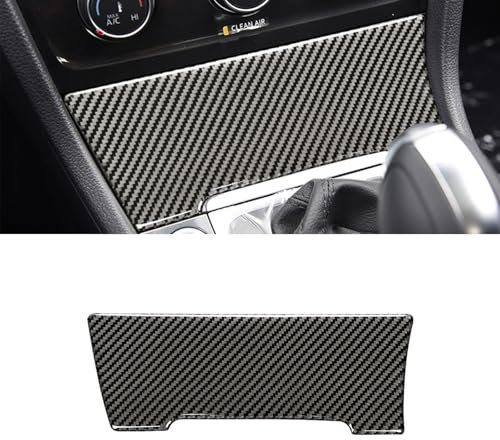 HLMNAKE Interior Sticker Abdeckung aus Carbonfaser, Auto Trim Tuning Dekoration Accessoires für 2014-2020 VW GOLF 7 (Zigarettenanzünder)