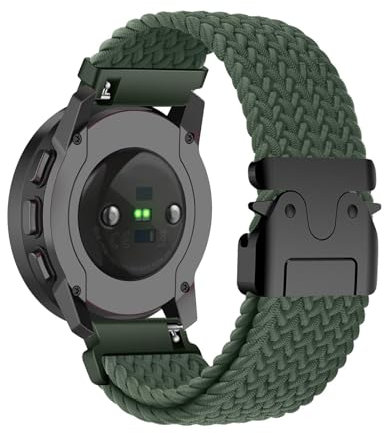 Weich Nylon Armband für Suunto Vertical Ersatzarmband, Verstellbarer Metallschnalle Elastisch Geflochtene Atmungsaktiv Uhrenarmband Kompatibel mit Suunto Vertical Armband für Herren Damen (16,22mm)