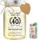 40th Birthday Money Gift, Gifts for 40th Birthday Woman LED Bottle Light 40 Money Gifts Birthday Packaging Funny 40th Birthday Gift for Women Gift Ideas for Birthday Table Decoration