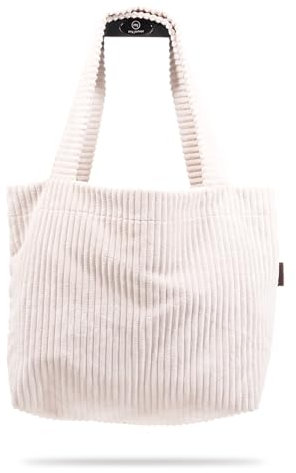 my junior® Mombag - vielseitige Wickeltasche, XXL-Design (my junior® x WUUN Cord Creme)