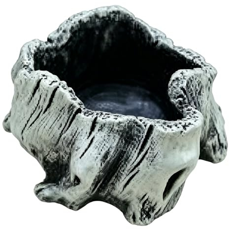 JAMNGHB Künstliche Baumstümpfe, Vase, dekorative Pflanztöpfe, Rinde, Blumentöpfe, Holzeimer für Pflanzen, Holz, rustikal, kreativer Kaktus