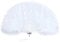 Coucoland 1920s Marabou Feather Fan Flapper Folding Hand Fans Feather Fan Handheld for 20s Vintage Gatsby Party White