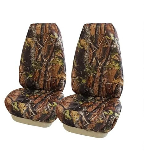 Autositzbezüge Set Auto Camouflage Sitzbezug Universal Wasserdicht Seat Protector Outdoor Jagd Camping Vorne Hinten Sitzbezug Zubehör Auto Schonbezüge(2pcs Front Seats)