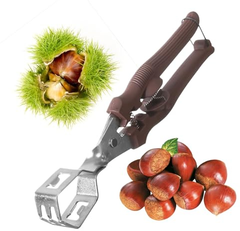 Pelador de Castañas - Abridor Manual Para Pelar Castañas - Abridor de Nueces Pecanas para Cocina,Para Pecanas, Almendras, Nueces de Nogal, Adultos, Mayores, Hogar, Fiesta, Camping, Cocina