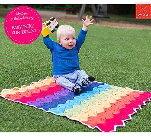 Häkelanleitung Babydecke Kunterbunt: Do It Yourself!