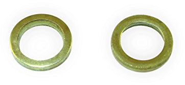 Scharnierscheiben/Fitschenringe Ø 8mm x 12mm x 2mm vermessingt (Mengenauswahl möglich)) (25)