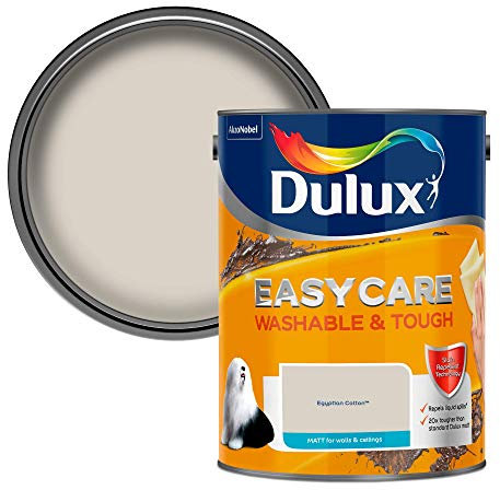 Dulux Easycare Washable & Tough Matt Emulsion Paint - Egyptian Cotton - 5L