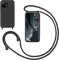 GoodcAcy Handykette Handyhülle für Xiaomi Mi 11,Smartphone Necklace Hülle mit Band Schutzhülle mit Kette zum umhängen Halskette Flüssig Silikon Case für Xiaomi Mi 11,Schwarz