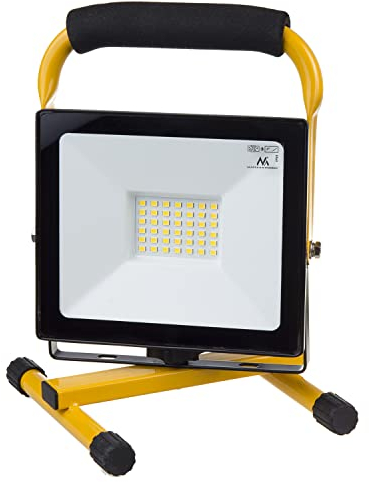 Maclean MCE652+MCE550 LED Baustrahler 50W LED Arbeitsscheinwerfer Fluter 4700 Lumen für den Innen-und Außenbereich Scheinwerfer Drehbar (Kaltweiß, 50W)