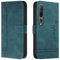 Lihondar Kompatibel mit Xiaomi Mi 10 5G / Xiaomi Mi 10 Pro 5G Hülle, Premium Handyhülle Leder Klappbar Schutzhülle Tasche Wallet mit Brieftasche [Standfunktion] Cover Flip Case Klapphülle (Grün)