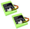 2x Trade-Shop Li-Ion Akku 18,5V / 2600mAh kompatibel mit Gardena Sileno City 250 15001